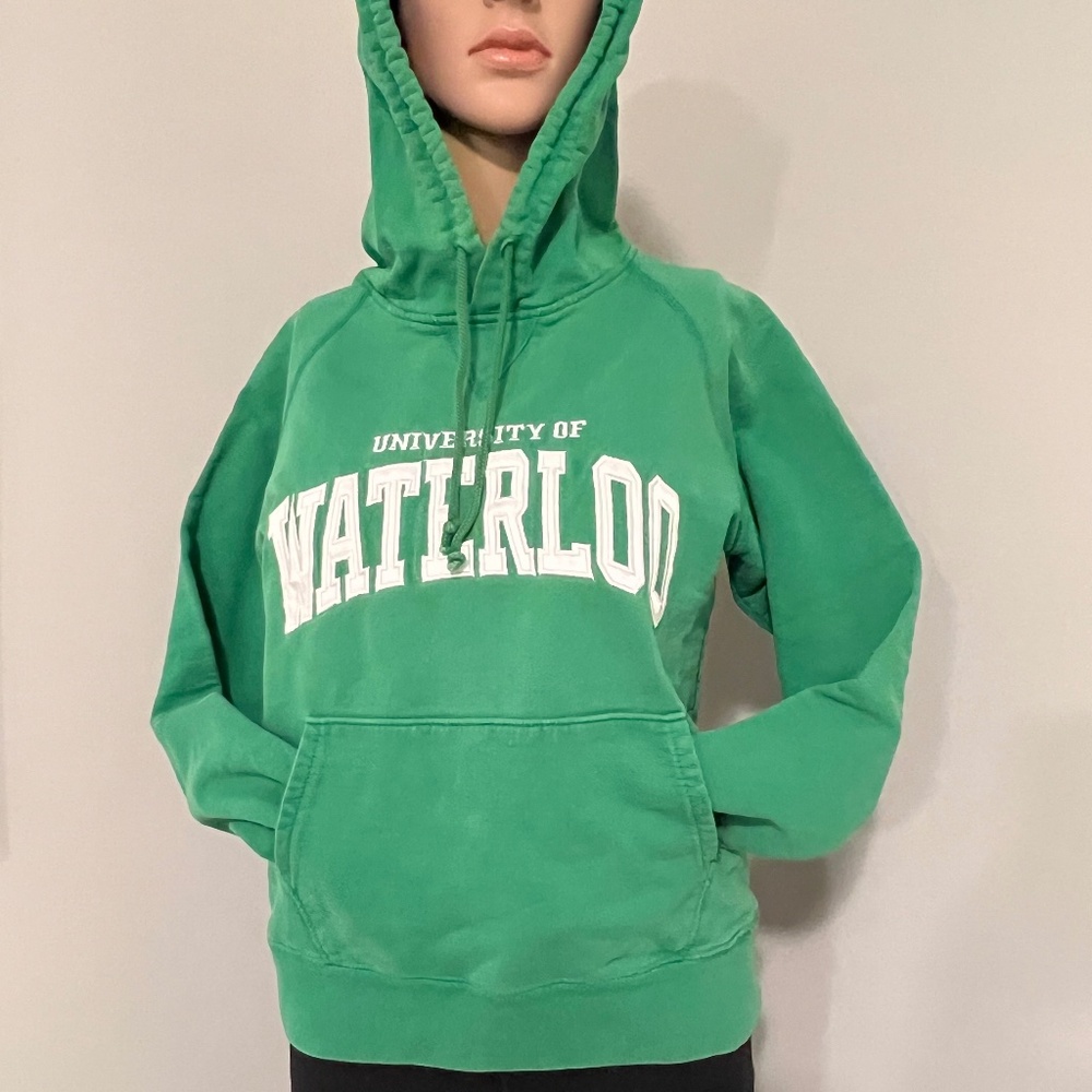 Vintage University of Waterloo Hoodie, Women’s Size XS